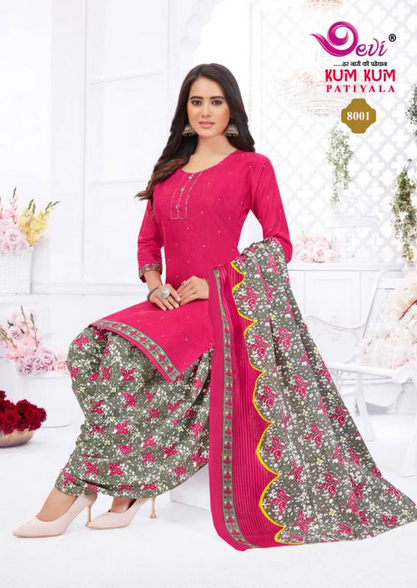 Devi KumKum Vol-8 Cotton Exclusive Designer Readymade Suit